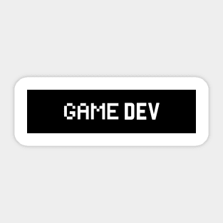 Game Dev - 1 Sticker